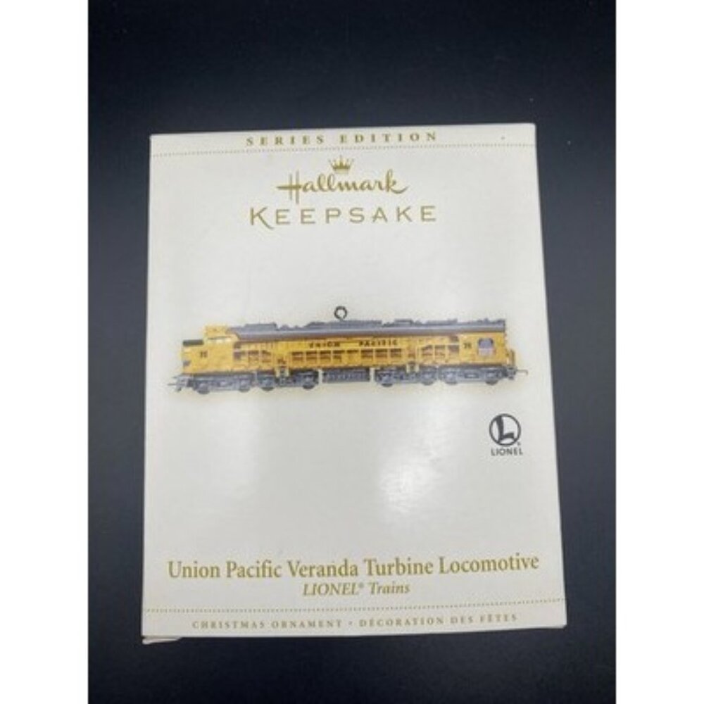 NIB Hallmark Lionel Union Pacific Veranda Turbine Locomotive 2006 Ornament - Picture 1 of 7
